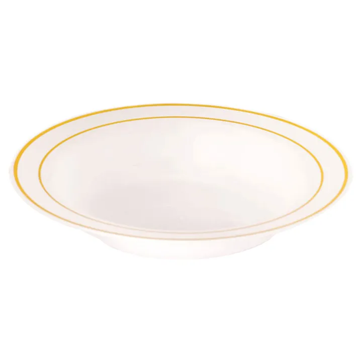 Smarty Had a Party Edge Rim Round Disposable Plastic Dessert Bowls (5 oz.)