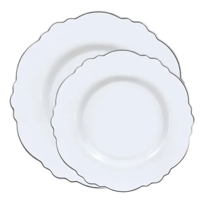 Smarty Had a Party Round Blossom Disposable Plastic Dinnerware Value Set