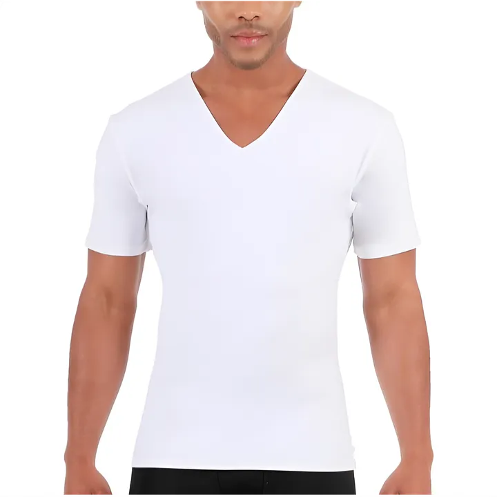 InstantFigure INC Insta Slim I.S.Pro USA Medium Compression Short Sleeve V-Neck 2VAT001