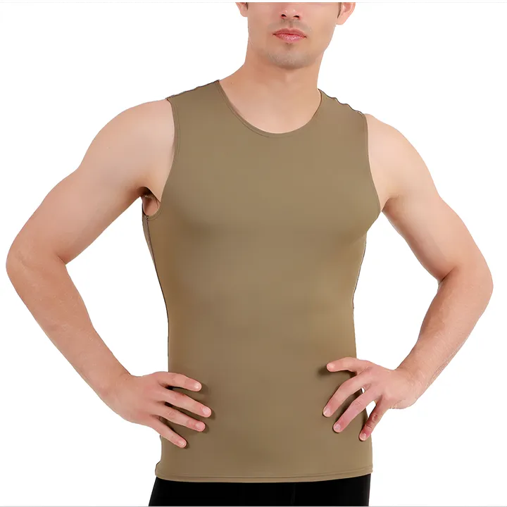 InstantFigure INC Insta Slim Medium Compression Sleeveless Crew Tank 2TAT0N1