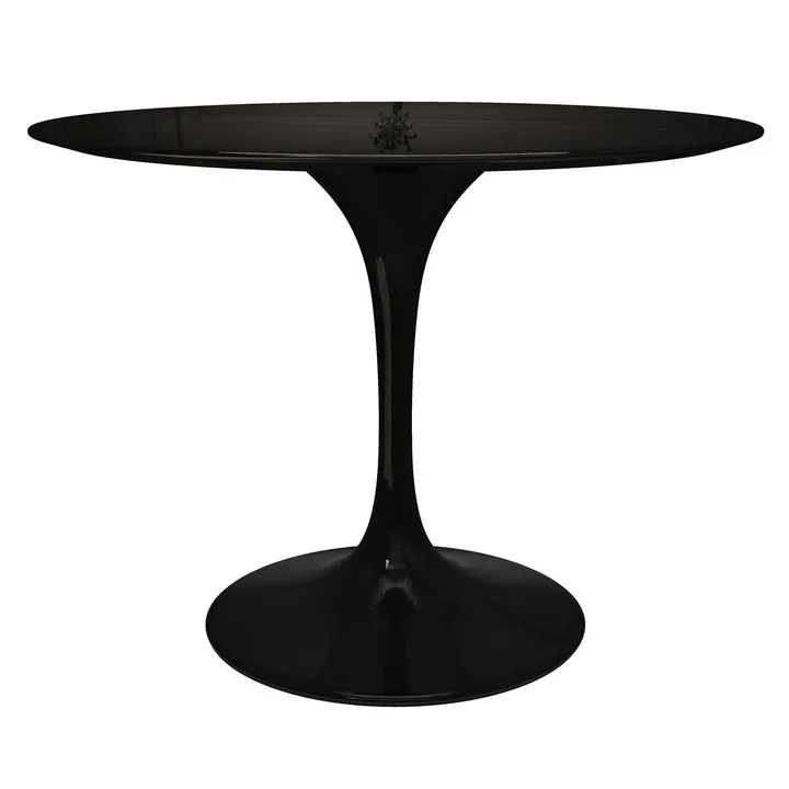 World modern design Rose Round Fiberglass Dining Table