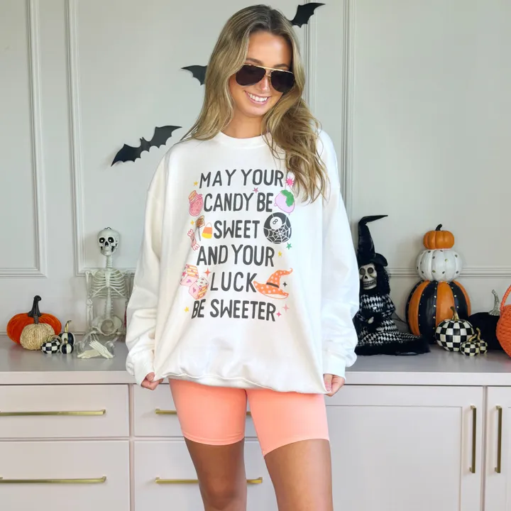 Poppy Pine May Your Candy Be Sweet Youth & Adult Sweatshirt