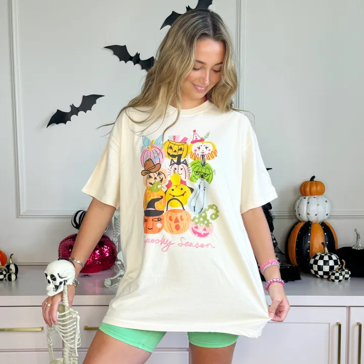 Poppy Pine Spooky Season Pumpkins Youth & Adult Tee