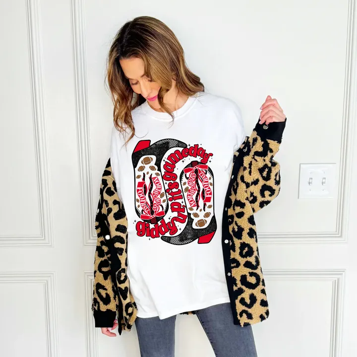 Poppy Pine North Carolina State Boots Tee