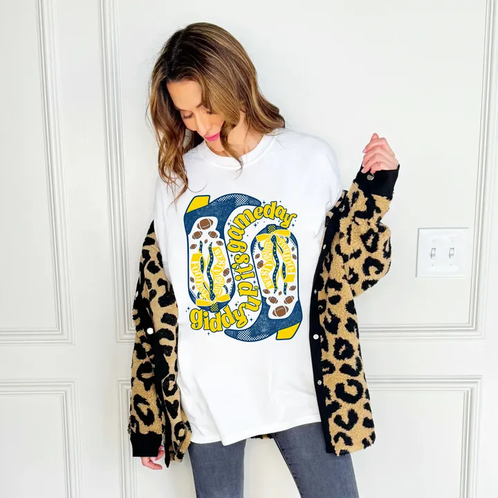Poppy Pine West Virginia Boots Tee