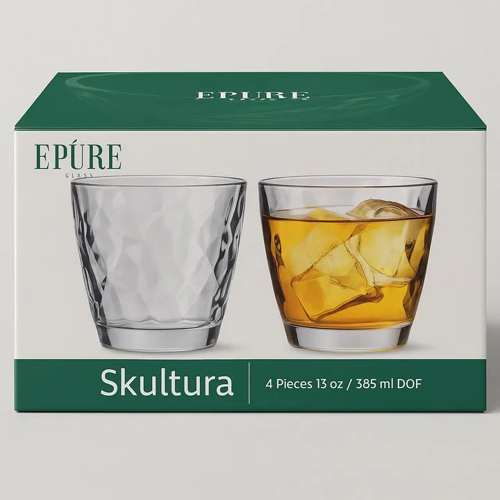 Krediz EPURE Skultura Glass - Set of 4