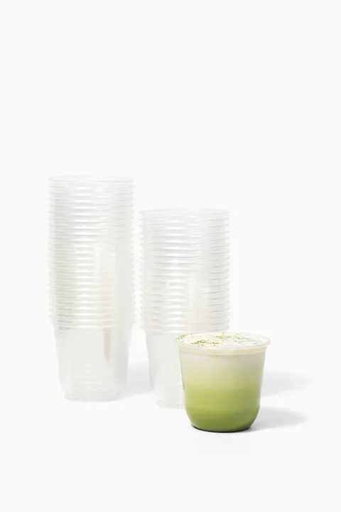 TOSSWARE Natural 6oz Rounded Bottom Compostable Arc Cup