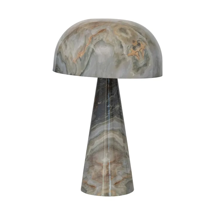Storied Home Metal Mushroom Shaped Table Lamp With Inline Switch