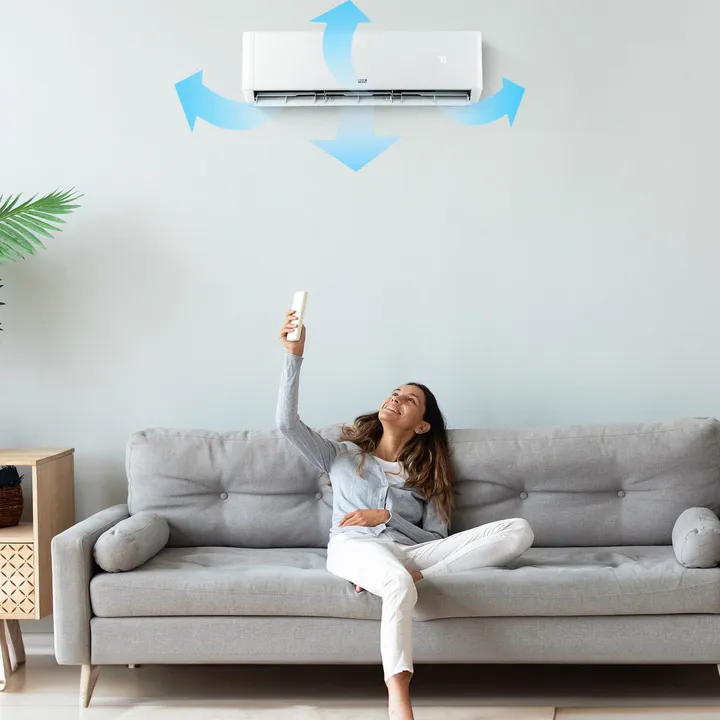 Directdeals 18000 BTU 2 Zone 22 SEER2 Mini Split AC With Heat Pump-12K + 12K