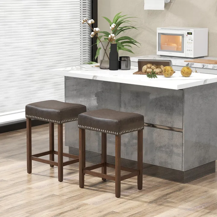 Directdeals 24 Inch Upholstered Bar Stools