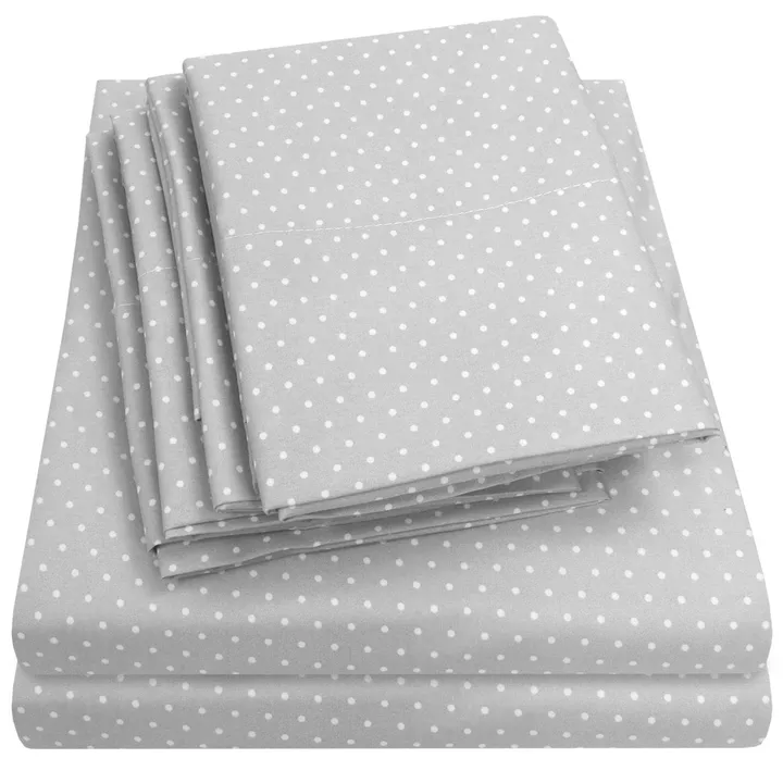 Sweet Home Collections Deluxe 6-Piece Bed Sheet Set - Prints