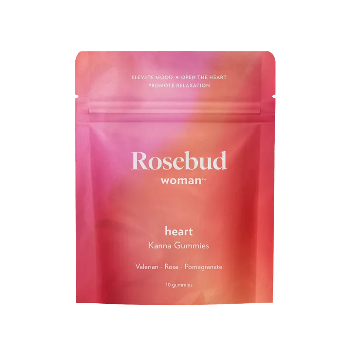 Rif care Heart: Kanna, Rose And Pomegranate Gummies By Rosebud Woman