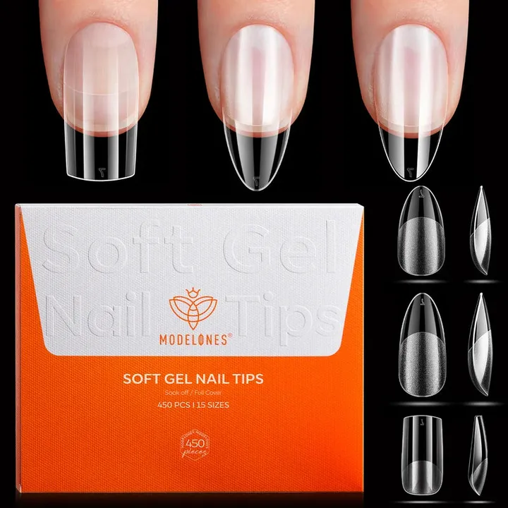 Modelones Almond&Square Soft Nail Tips