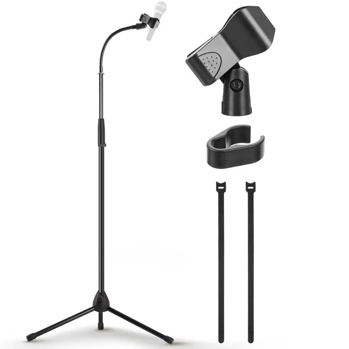 Pyle Microphone Stand With Mic Clip