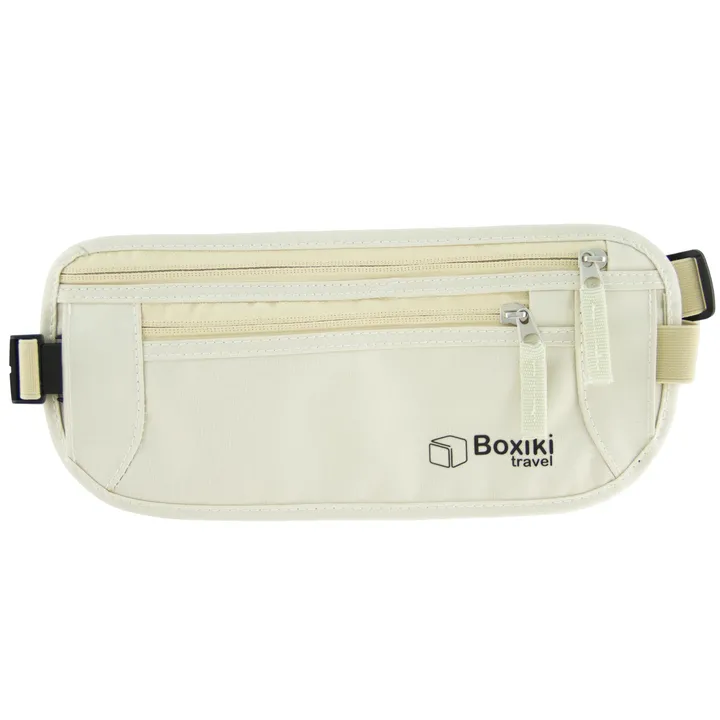 Boxiki Travel Money Belt With RFID Sleeves Set