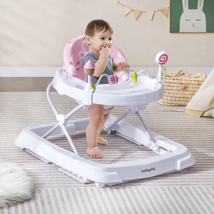Gbruno Store Foldable Baby Activity Walker With Adjustable Height