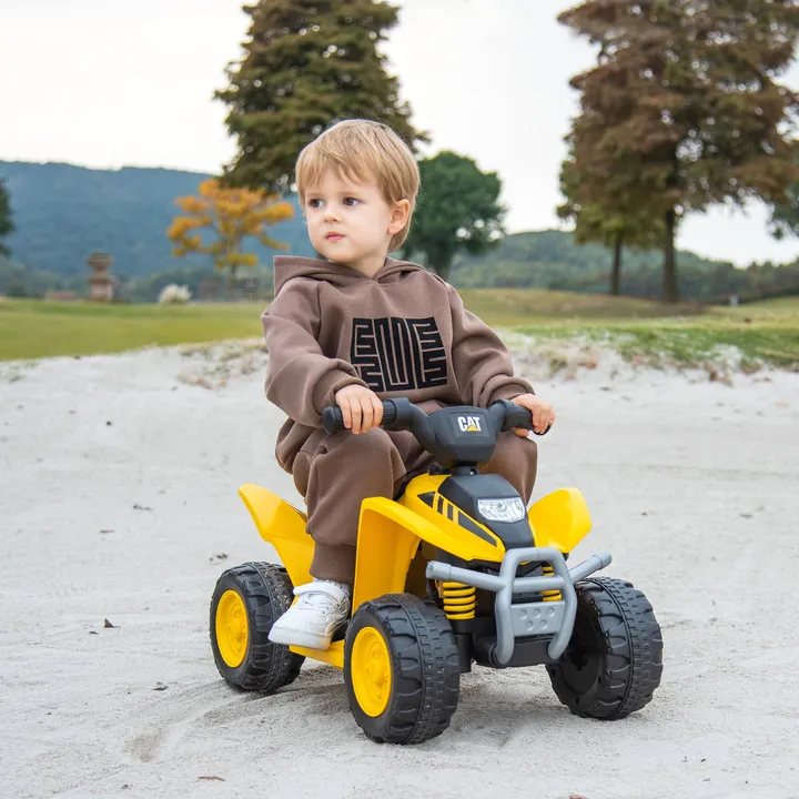 Gbruno Store 6V Kids Ride on ATV CAT-Licensed With Horn Sound for 18-36 Months Old