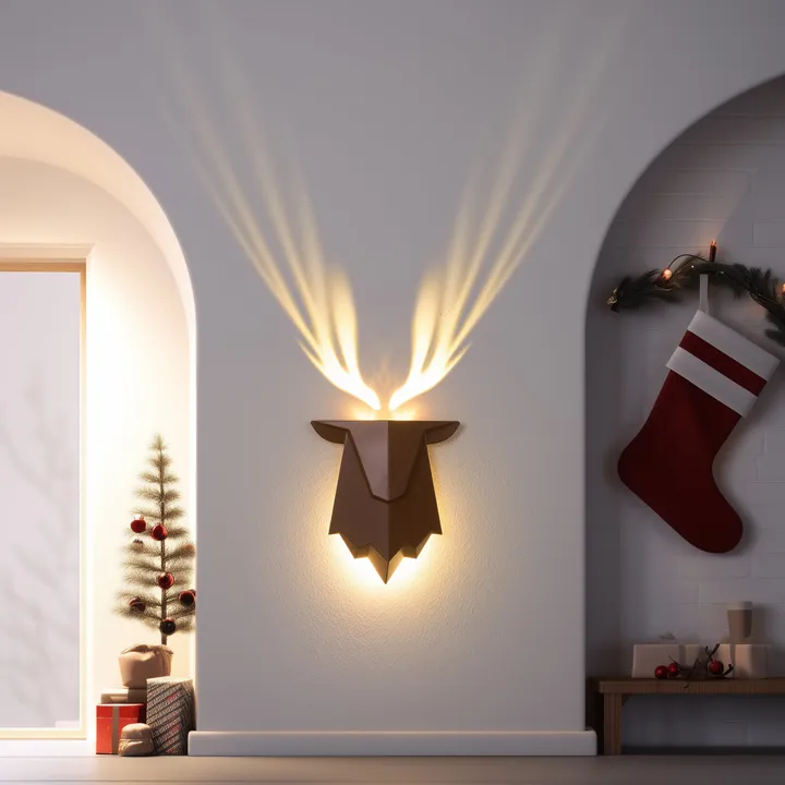 EP Light Elk Wall Lamp, Creative Projection Lamp
