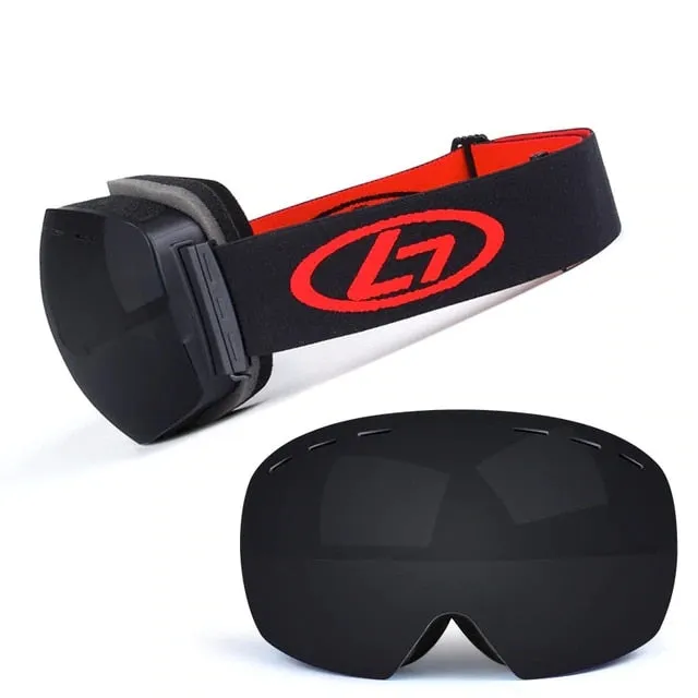 Onetify Double Layers UV 400 Protection Anti Fog Ski Goggles