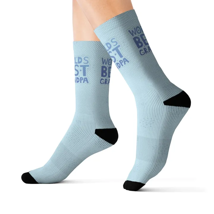 Onetify World's Best Grandpa Novelty Socks