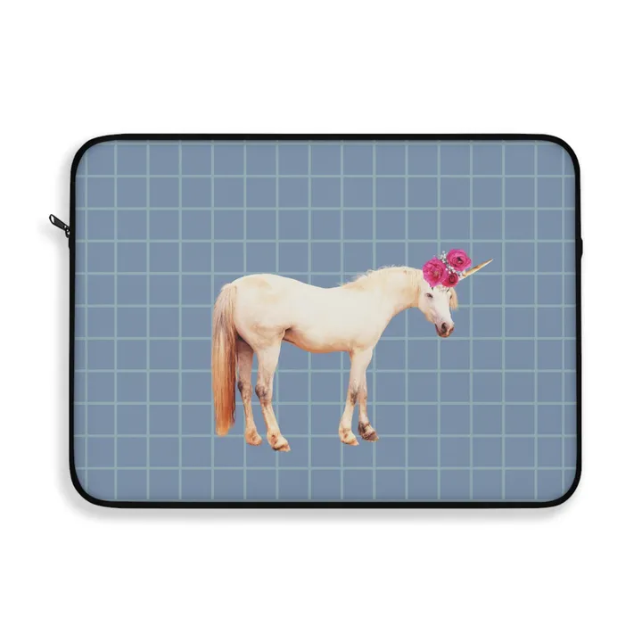 Onetify Retro Unicorn Laptop Sleeve