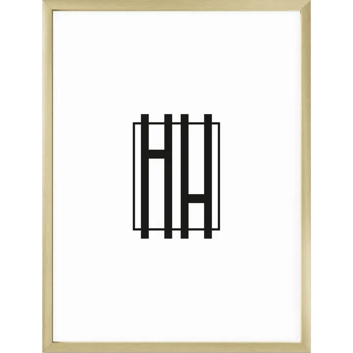 Haus and Hues Gold Metal Picture Frame