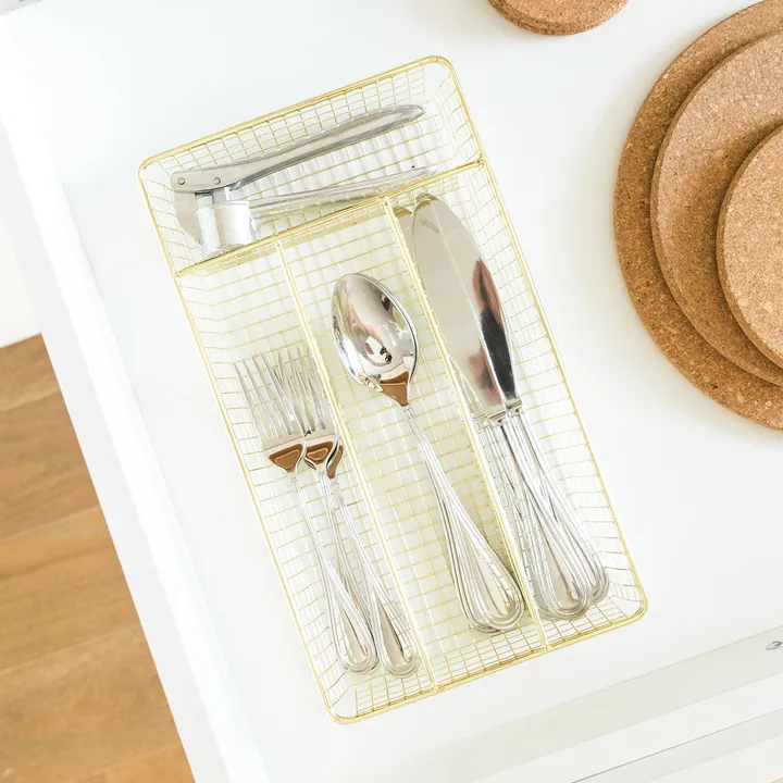 The Better House Cutlery Tray (Brass)