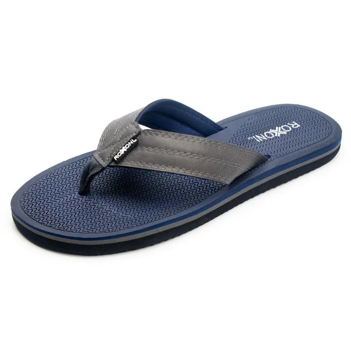 Roxoni Men's Lightweight Outdoor/Indoor Summer Slippers