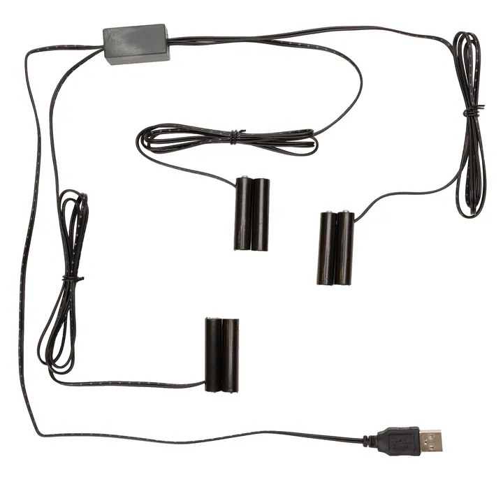 Melrose International No More Batteries 2 AA Replacement w/ 3 to 1 Connector