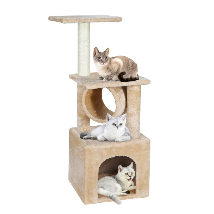 Onetify Cat Tree House Tower Scratching Bed Post