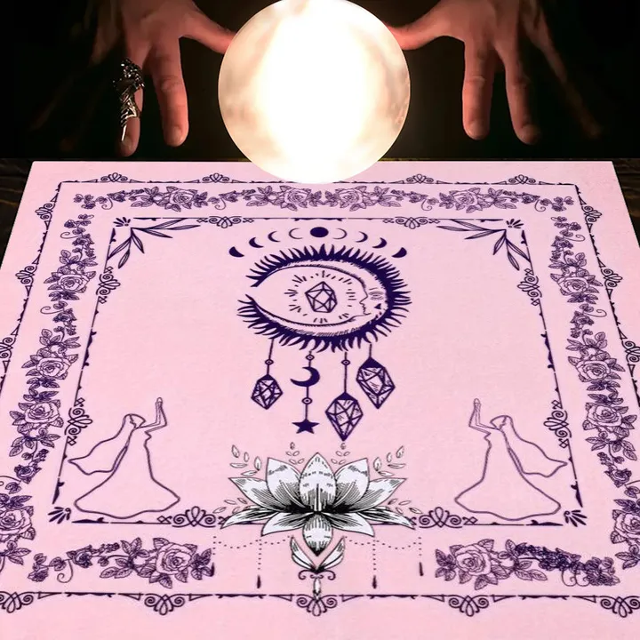 GBH - Shop Tarot Tablecloth - Moon, Sun & Tree Flannel Tablecloth
