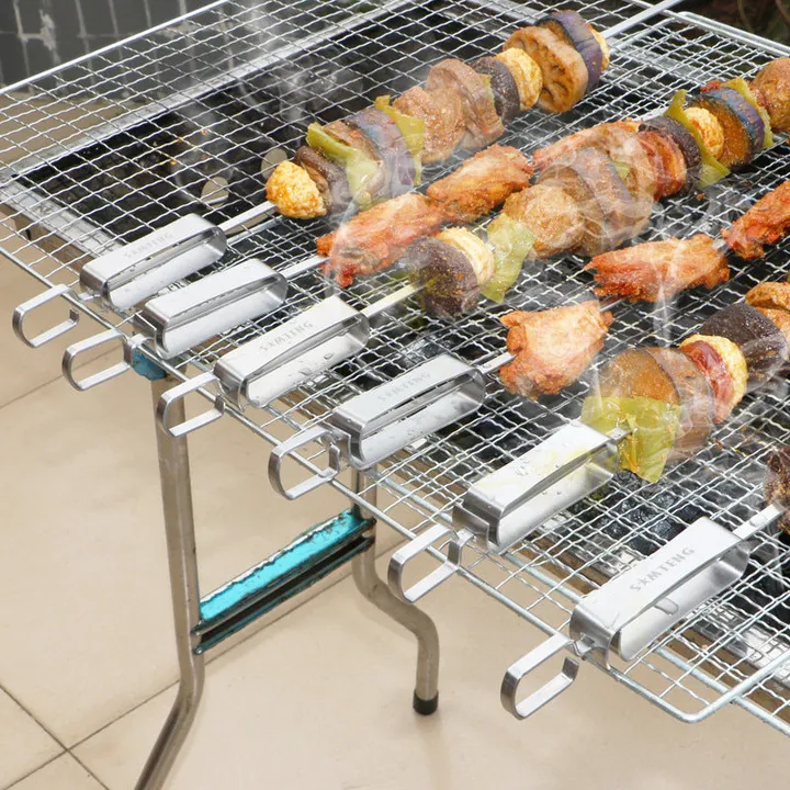 Onetify BBQ Stainless Steel Skewer Sticks For Meat And Vegetables