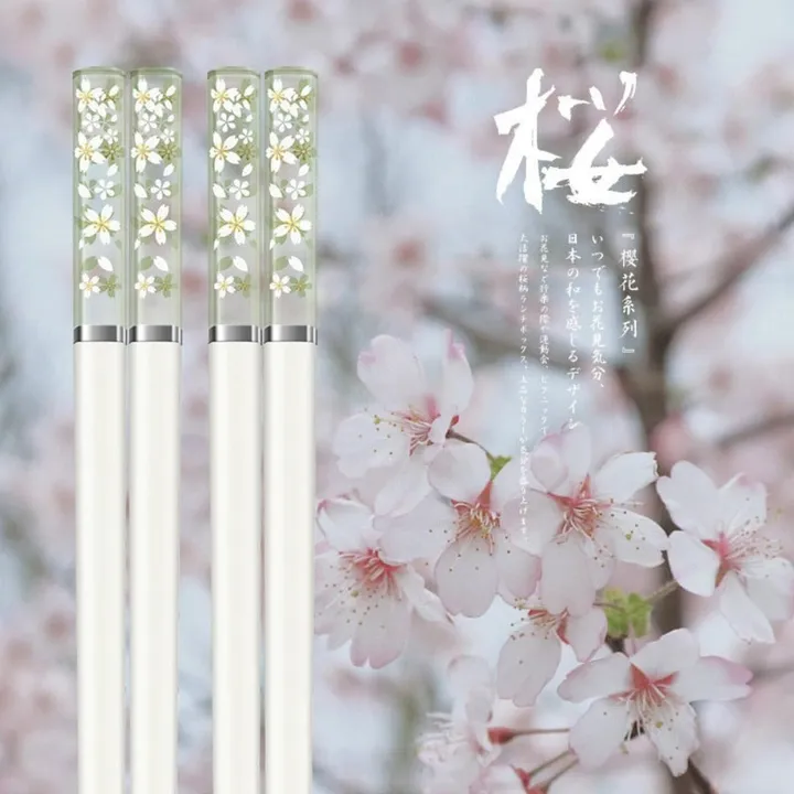 Onetify Japanese Theme Sakura Chopstick Gift Pack