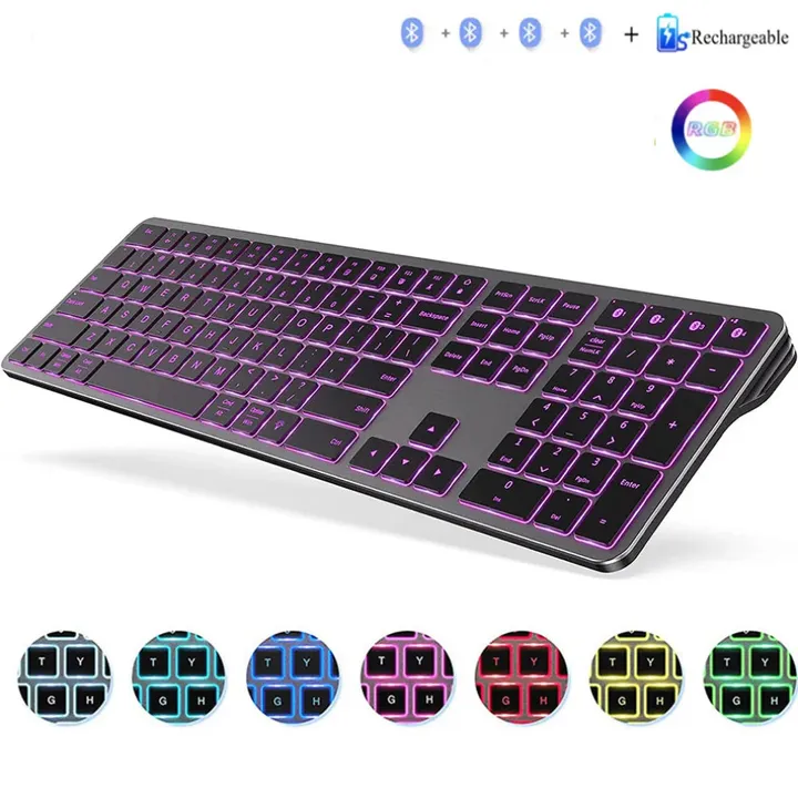 Onetify RGB 7 Colors Bluetooth Wirless Gaming Keyboard