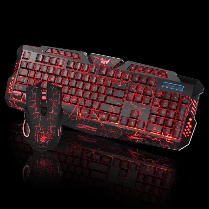 Onetify Thunder Fire 2.4G LED Gaming Keyboard & Mouse Set
