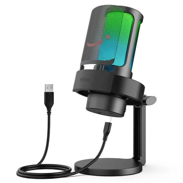 Onetify High Quality RGB One Touch Mute Gaming Microphone