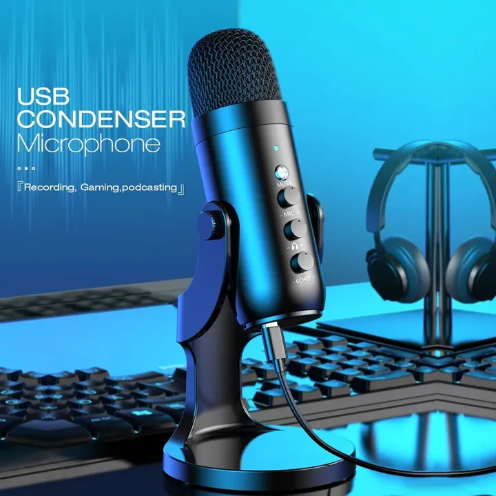 Onetify High Quality USB Podcast Microphone With Stand