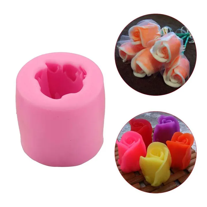 Onetify DIY Decoration Rose Shaped Silicone Baking Mold