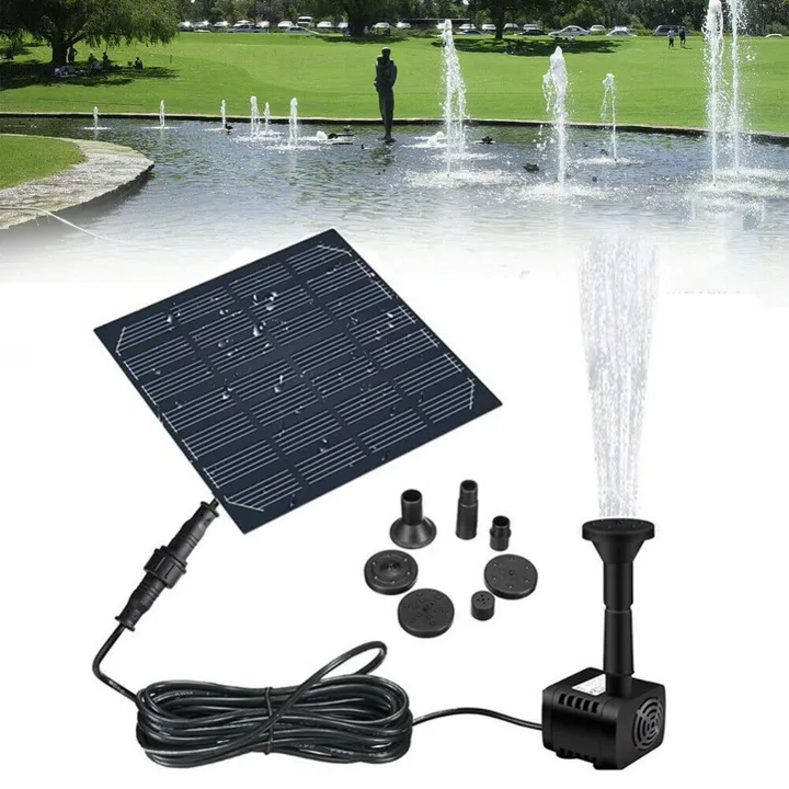 Onetify Garden Water Fountain With Solar Panel
