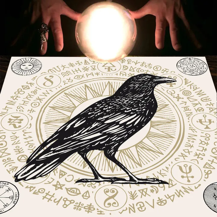 GBH - Shop Tarot Tablecloth Cushion Moon Sun Lucky Tree Velvet