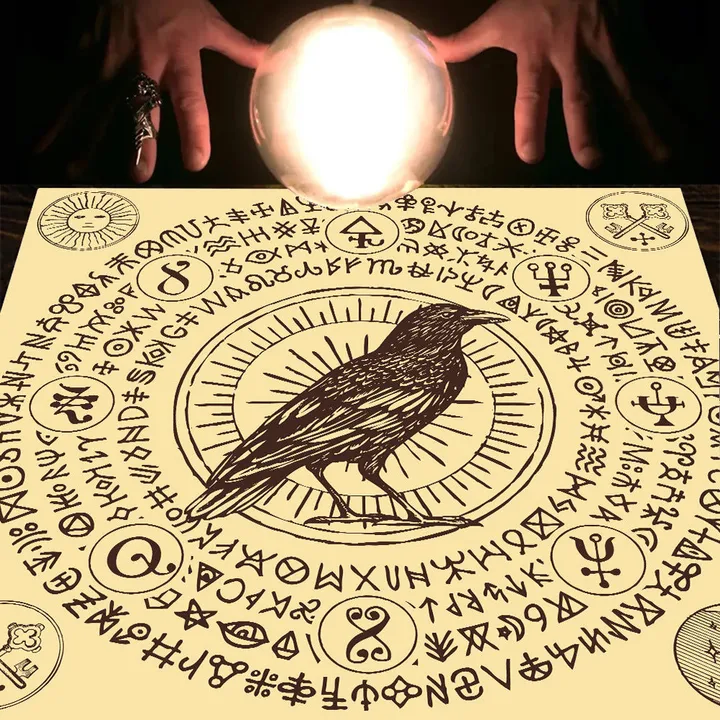 GBH - Shop Tarot Tablecloth Cushion Moon Sun Lucky Tree Velvet