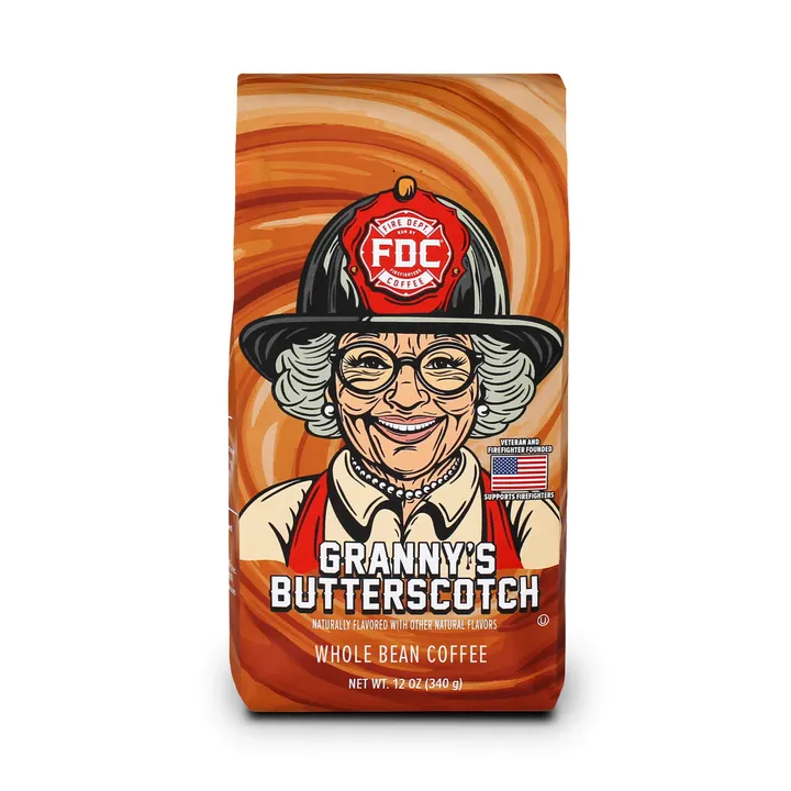 Fire Department Coffee Granny's Butterscotch Coffee