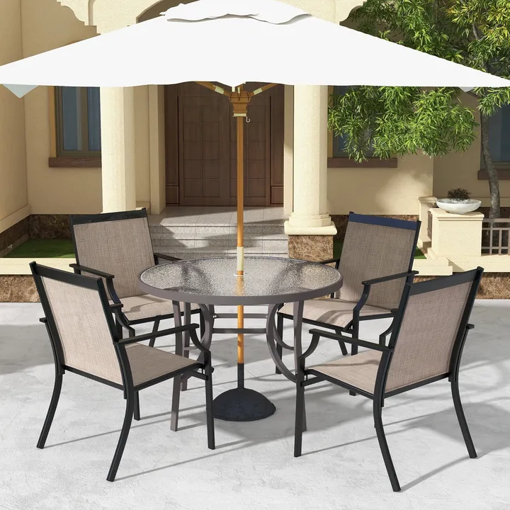 Directdeals Patio Dining Chairs Large Outdoor Chairs