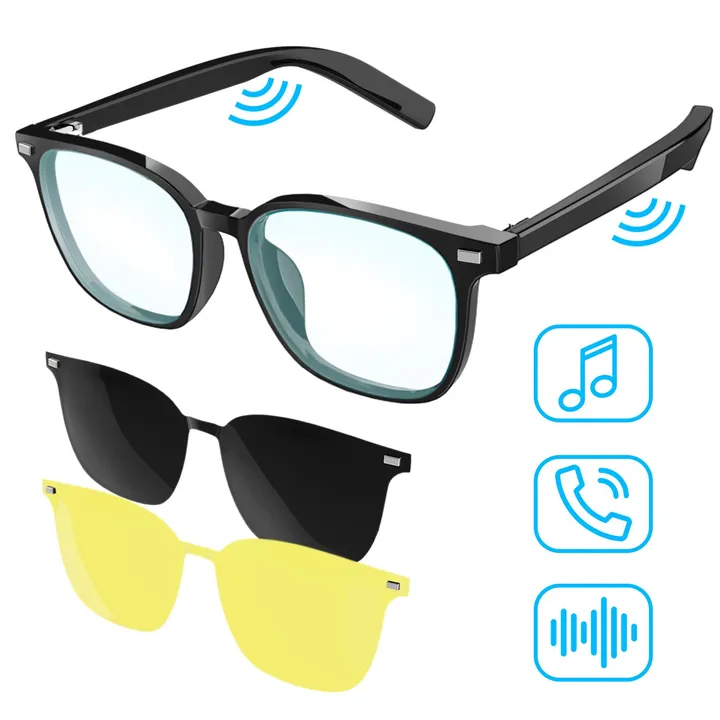 Sungale Smart Bluetooth Glasses with Interchangeable Lenses