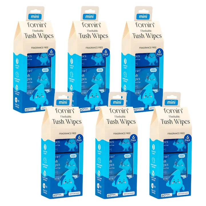 Fomin Flushable Tush Wipes