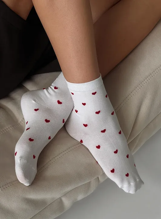 Princess Polly Sweet Heart Socks
