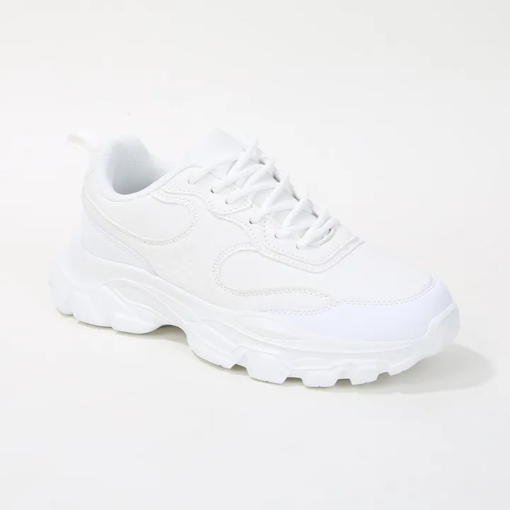 Berness Lidia Panel Lace-Up Chunky Sneakers
