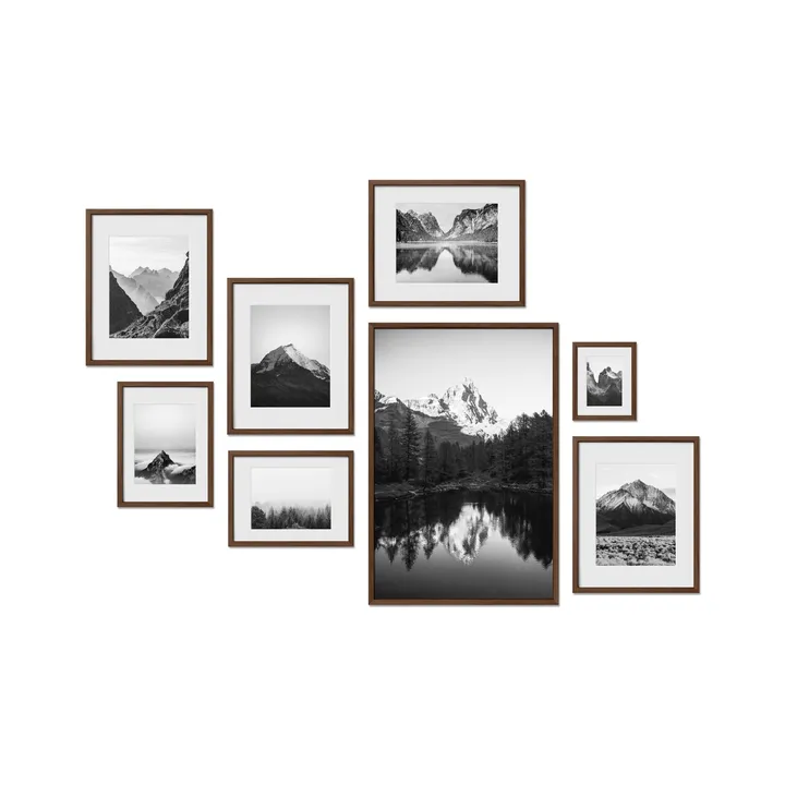 Haus and Hues Rye Gallery Frames - With Matting
